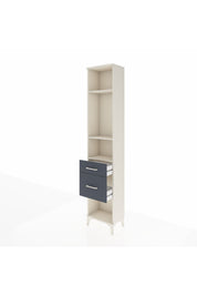 Arges Dolap 3 Raflı 2 Çekmeceli 44x30x221 - S28M075V2A