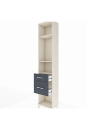 Arges Dolap 3 Raflı 2 Çekmeceli 44x30x221 - S28M075V2A