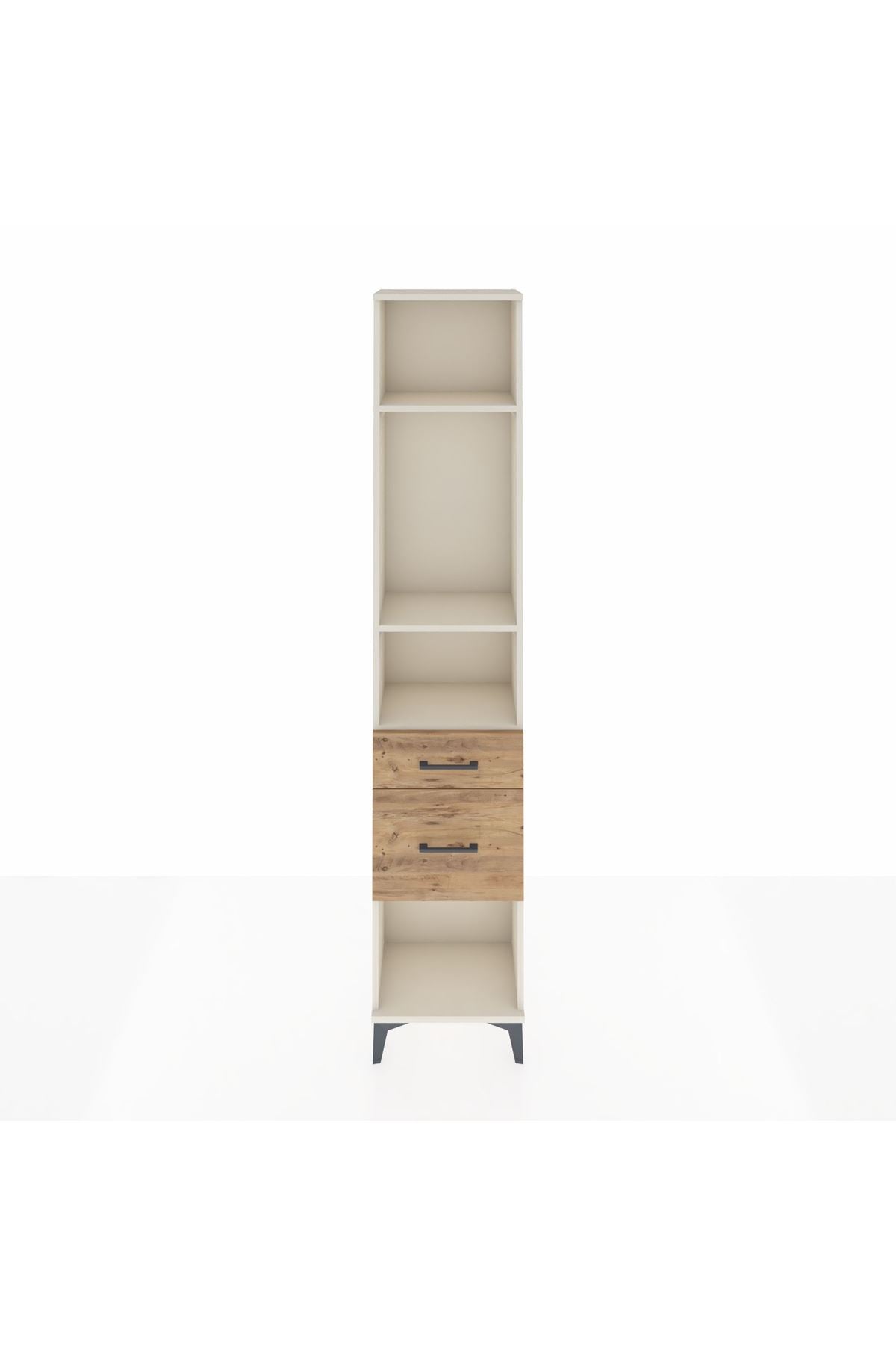 Arges Dolap 3 Raflı 2 Çekmeceli 44x30x221 - S28M075V3A