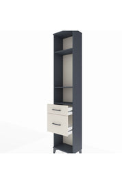 Arges Dolap 3 Raflı 2 Çekmeceli 44x30x221 - S28M075V4A