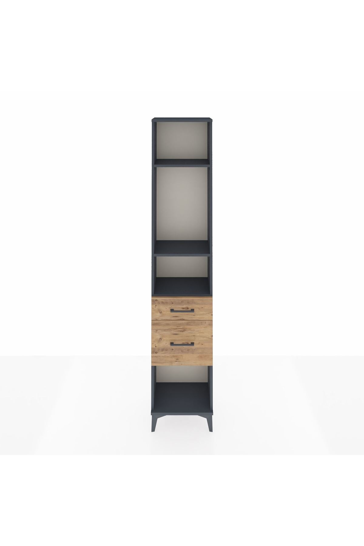 Arges Dolap 3 Raflı 2 Çekmeceli 44x30x221 - S28M075V6A