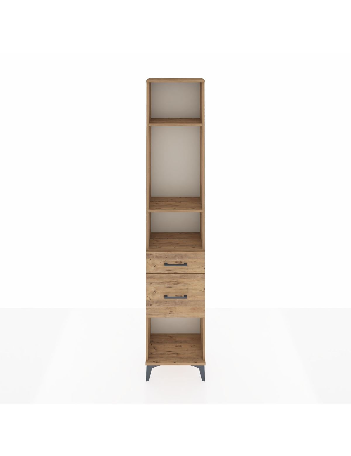 Arges Dolap 3 Raflı 2 Çekmeceli 44x30x221 - S28M075V9A