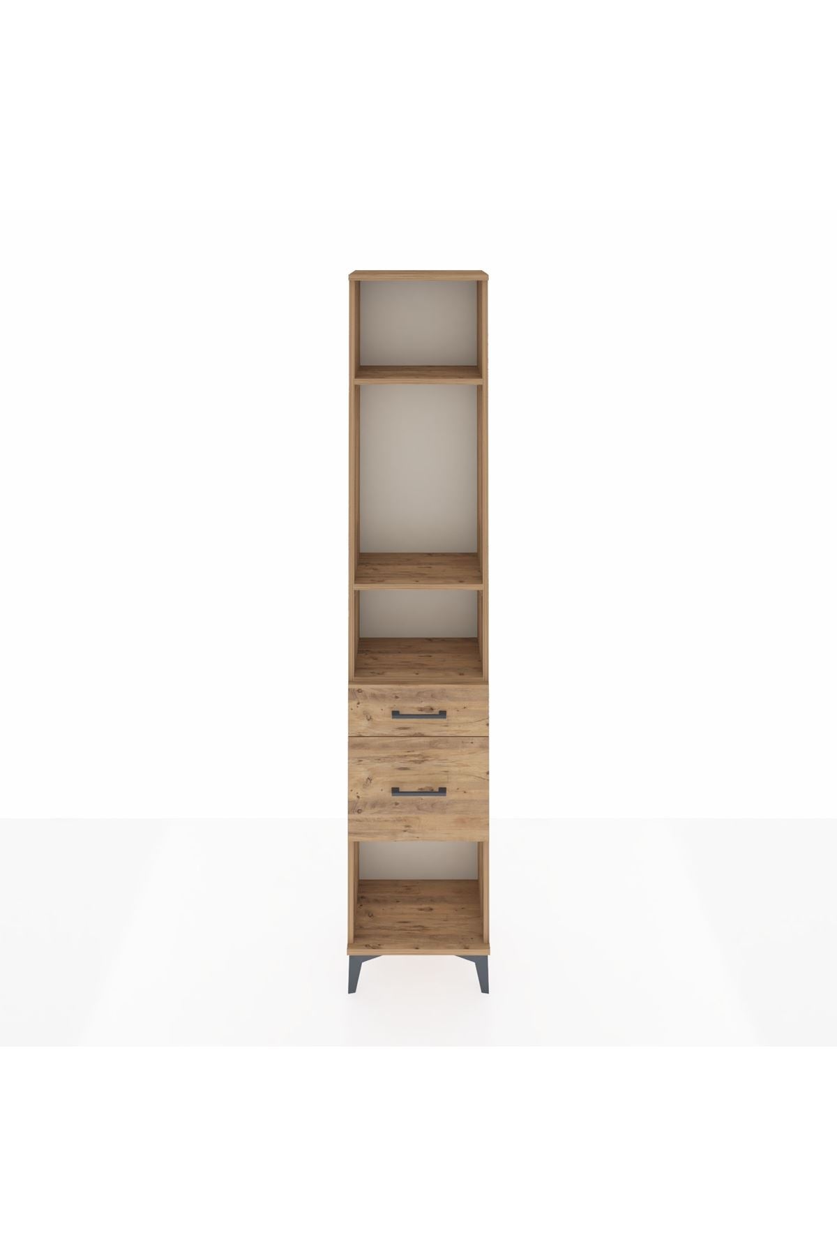 Arges Dolap 3 Raflı 2 Çekmeceli 44x30x221 - S28M075V9A