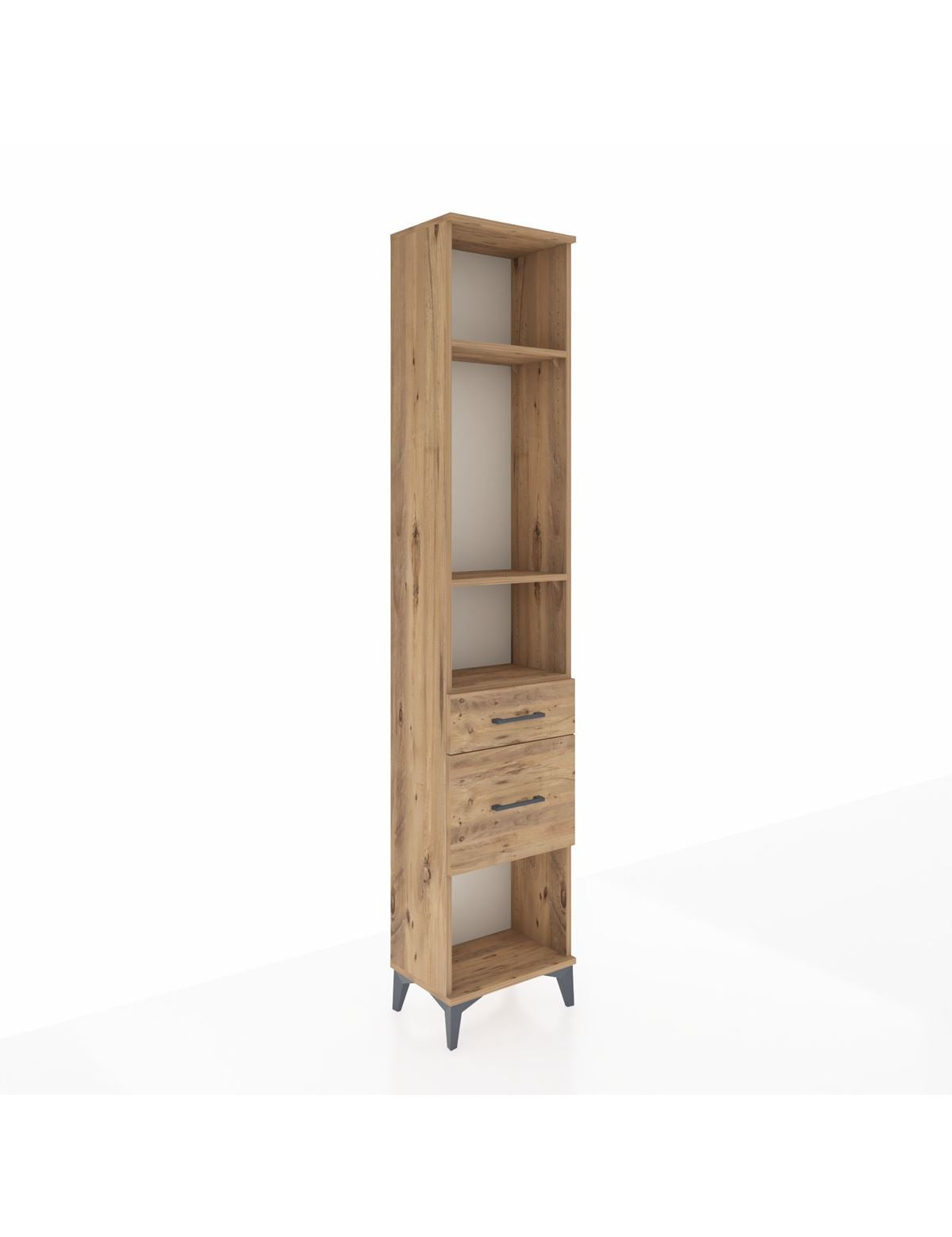 Arges Dolap 3 Raflı 2 Çekmeceli 44x30x221 - S28M075V9A