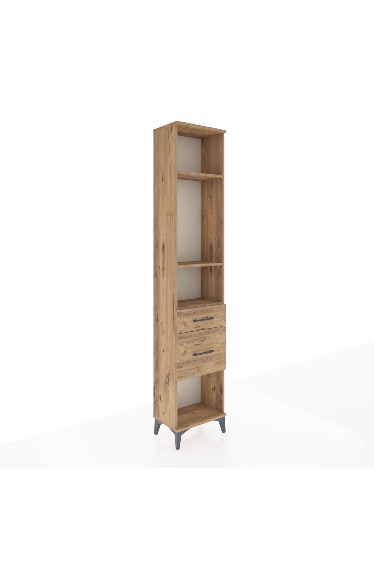 Arges Dolap 3 Raflı 2 Çekmeceli 44x30x221 - S28M075V9A