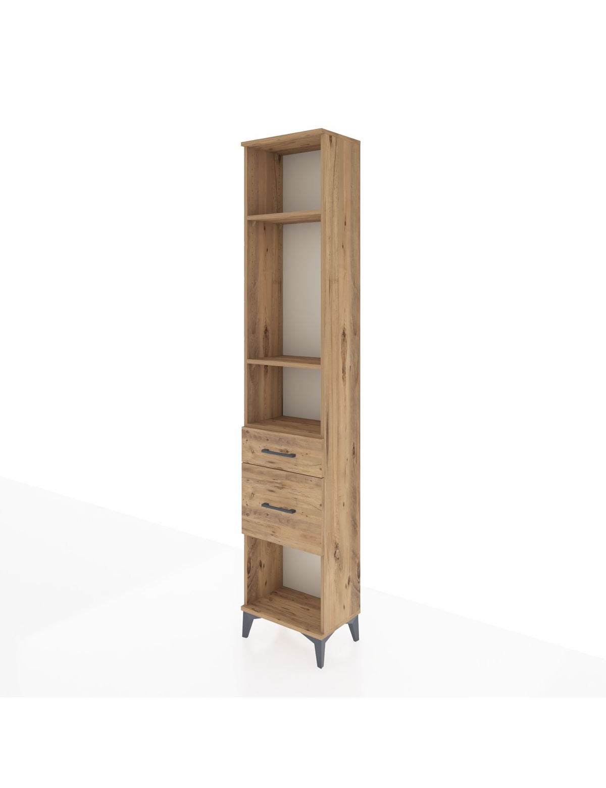 Arges Dolap 3 Raflı 2 Çekmeceli 44x30x221 - S28M075V9A
