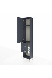 Arges Dolap 2 Raflı 2 Çekmeceli Tek Askılı 44x30x221 - S28M076V5A