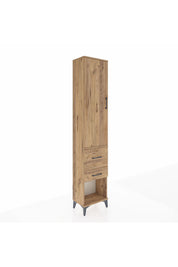 Arges Dolap 2 Raflı 2 Çekmeceli Tek Askılı 44x30x221 - S28M076V9A