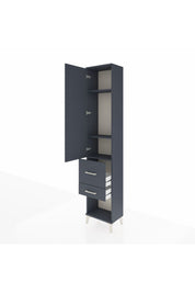 Arges Dolap 3 Raflı 2 Çekmeceli Tek Kapaklı 44x30x221 - S28M077V5A