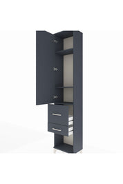 Arges Dolap 3 Raflı 2 Çekmeceli Tek Kapaklı 44x30x221 - S28M077V5A