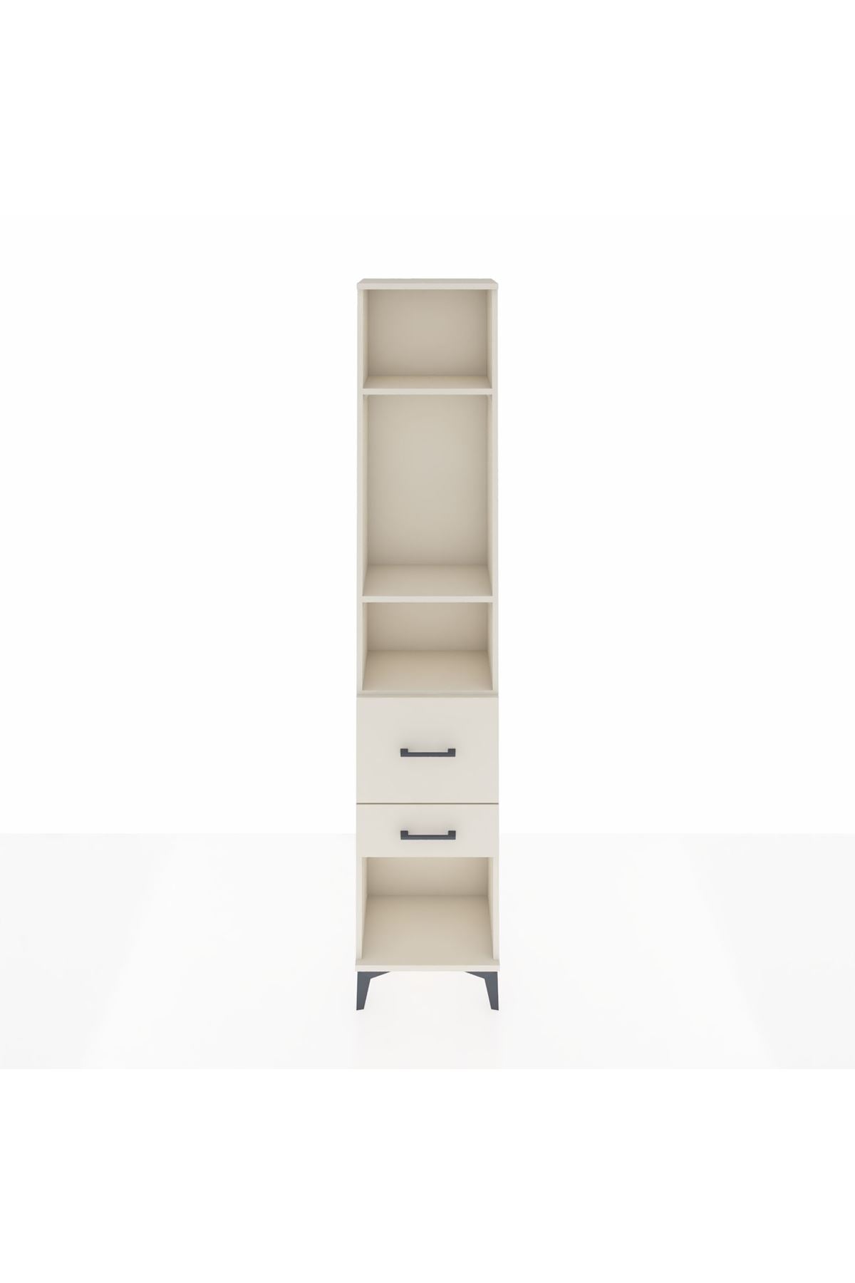 Arges Dolap 3 Raflı 2 Çekmeceli 44x30x221 - S28M078V1A