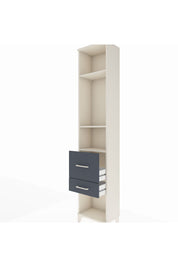 Arges Dolap 3 Raflı 2 Çekmeceli 44x30x221 - S28M078V2A
