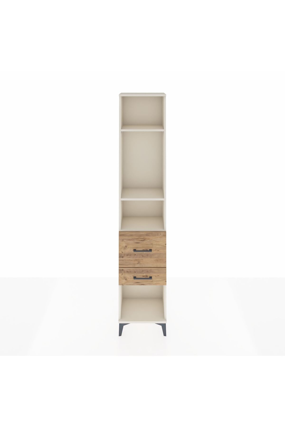Arges Dolap 3 Raflı 2 Çekmeceli 44x30x221 - S28M078V3A