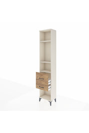 Arges Dolap 3 Raflı 2 Çekmeceli 44x30x221 - S28M078V3A
