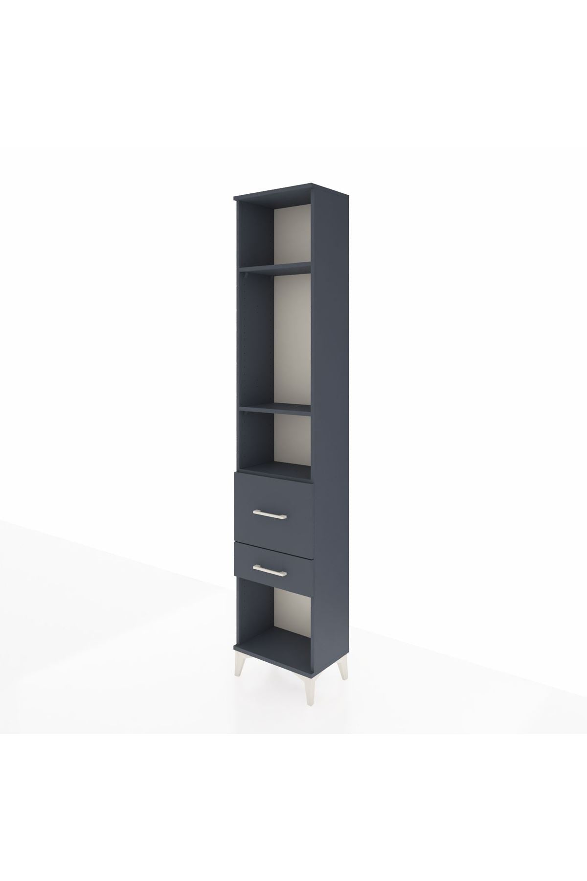 Arges Dolap 3 Raflı 2 Çekmeceli 44x30x221 - S28M078V5A