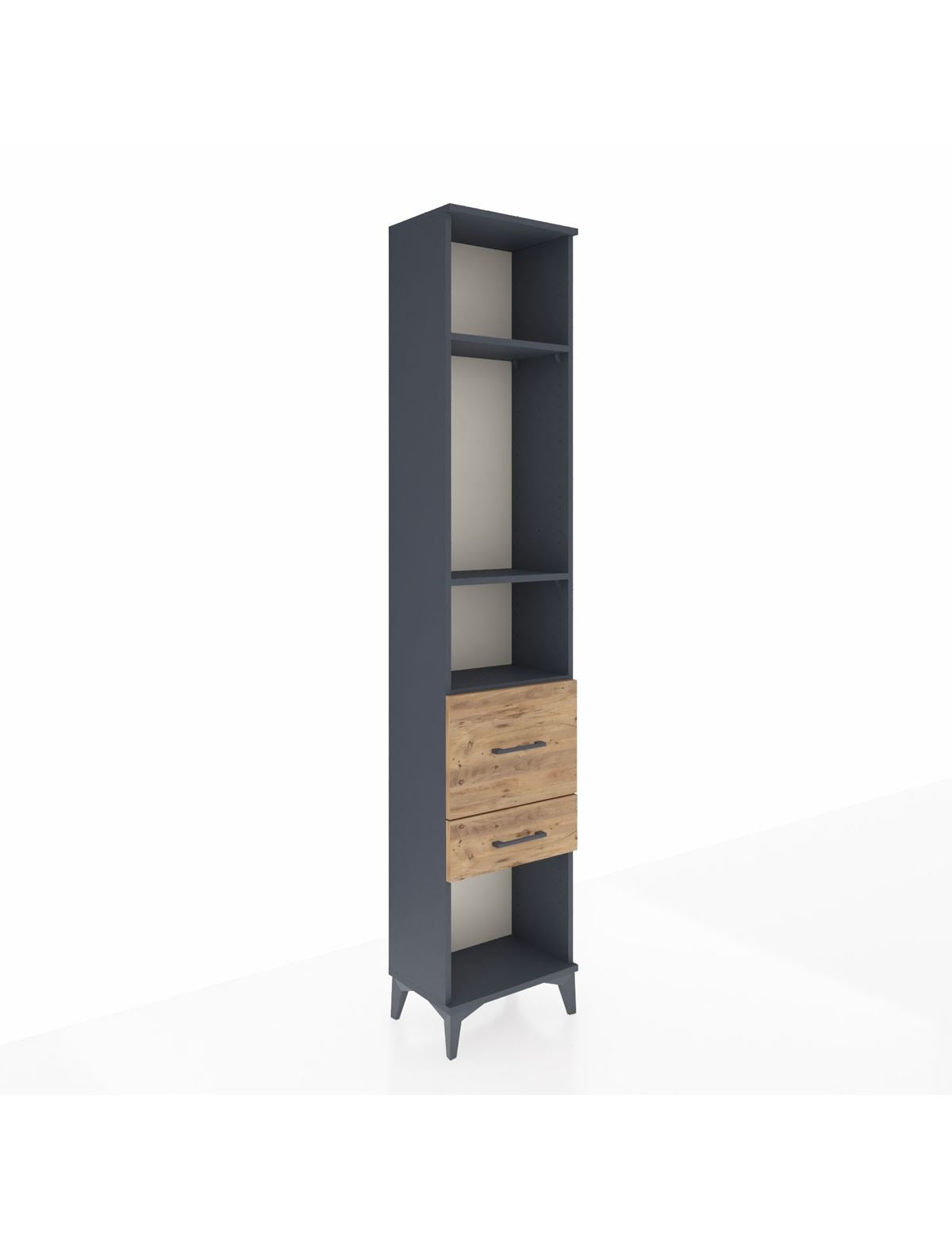 Arges Dolap 3 Raflı 2 Çekmeceli 44x30x221 - S28M078V6A