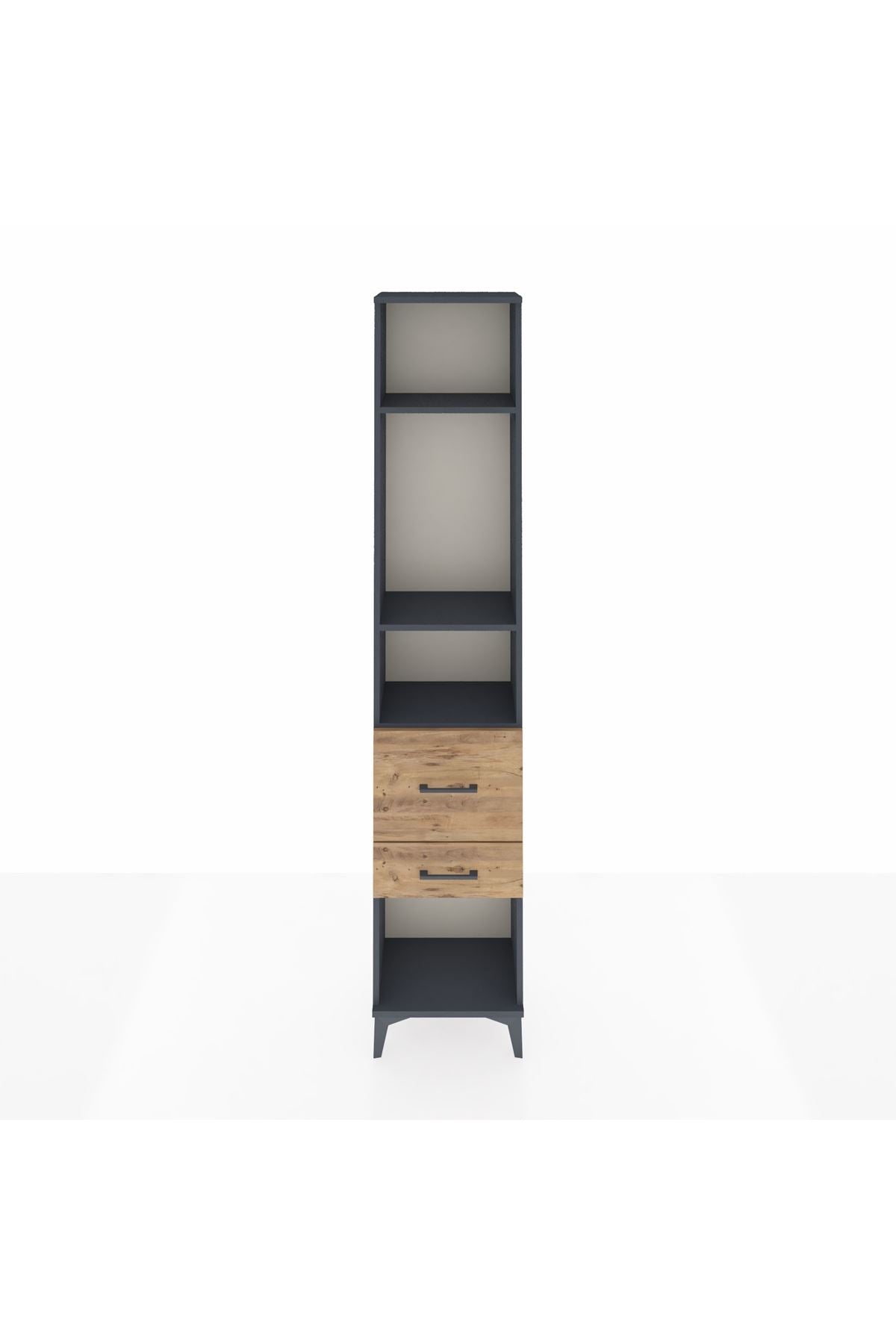Arges Dolap 3 Raflı 2 Çekmeceli 44x30x221 - S28M078V6A
