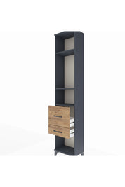 Arges Dolap 3 Raflı 2 Çekmeceli 44x30x221 - S28M078V6A