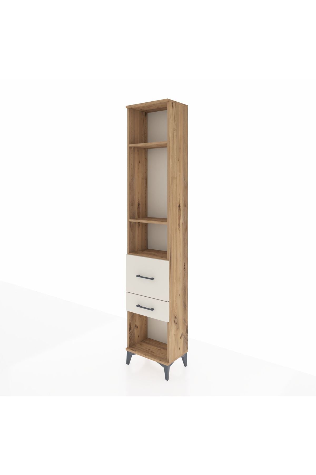 Arges Dolap 3 Raflı 2 Çekmeceli 44x30x221 - S28M078V7A