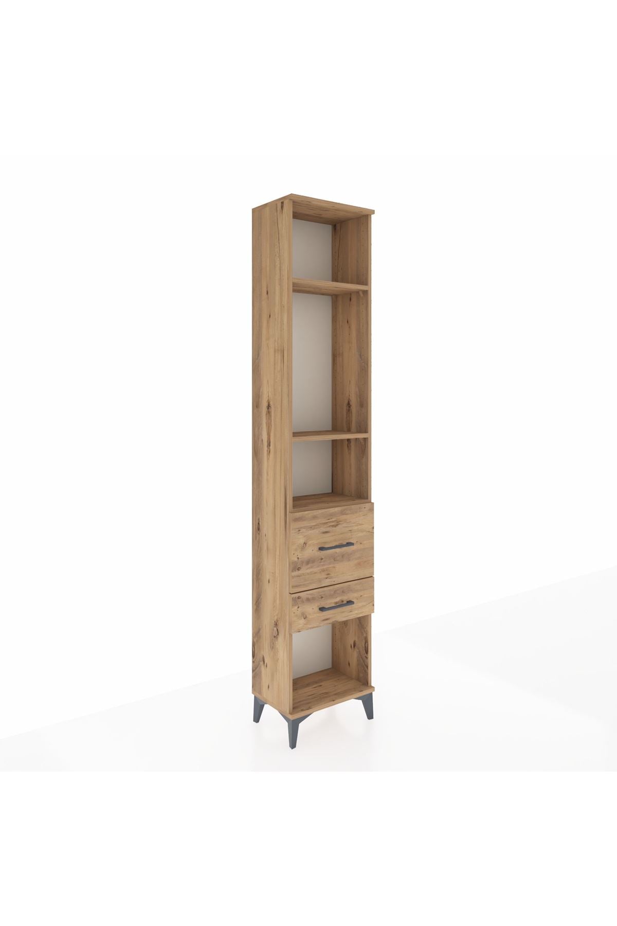 Arges Dolap 3 Raflı 2 Çekmeceli 44x30x221 - S28M078V9A