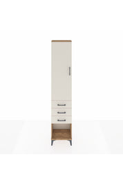Arges Dolap 2 Raflı 3 Çekmeceli Tek Askılı 44x30x221 - S28M079V7A