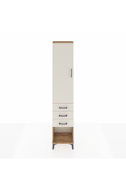 Arges Dolap 3 Raflı 3 Çekmeceli Tek Kapaklı 44x30x221 - S28M080V7A