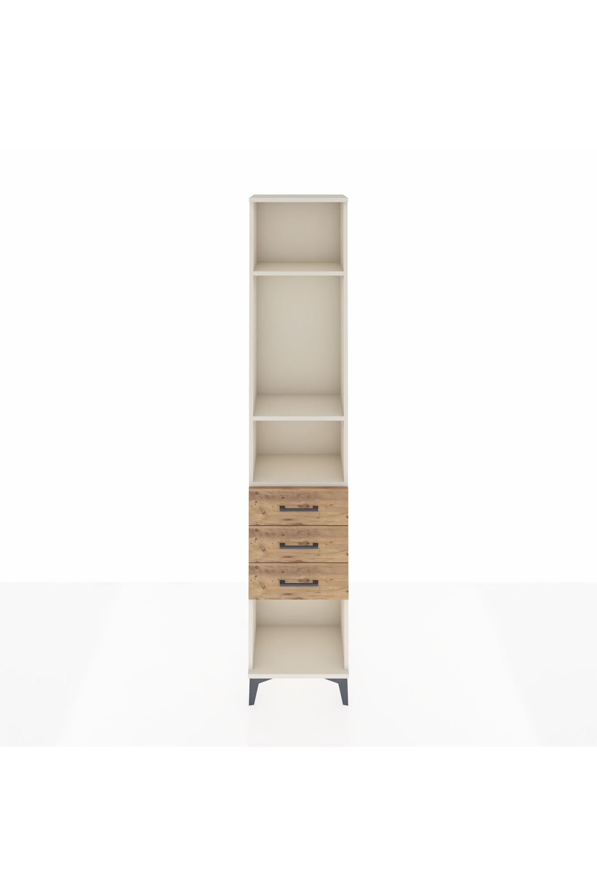 Arges Dolap 3 Raflı 3 Çekmeceli 44x30x221 - S28M081V3A