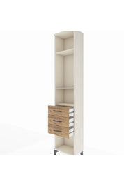 Arges Dolap 3 Raflı 3 Çekmeceli 44x30x221 - S28M081V3A