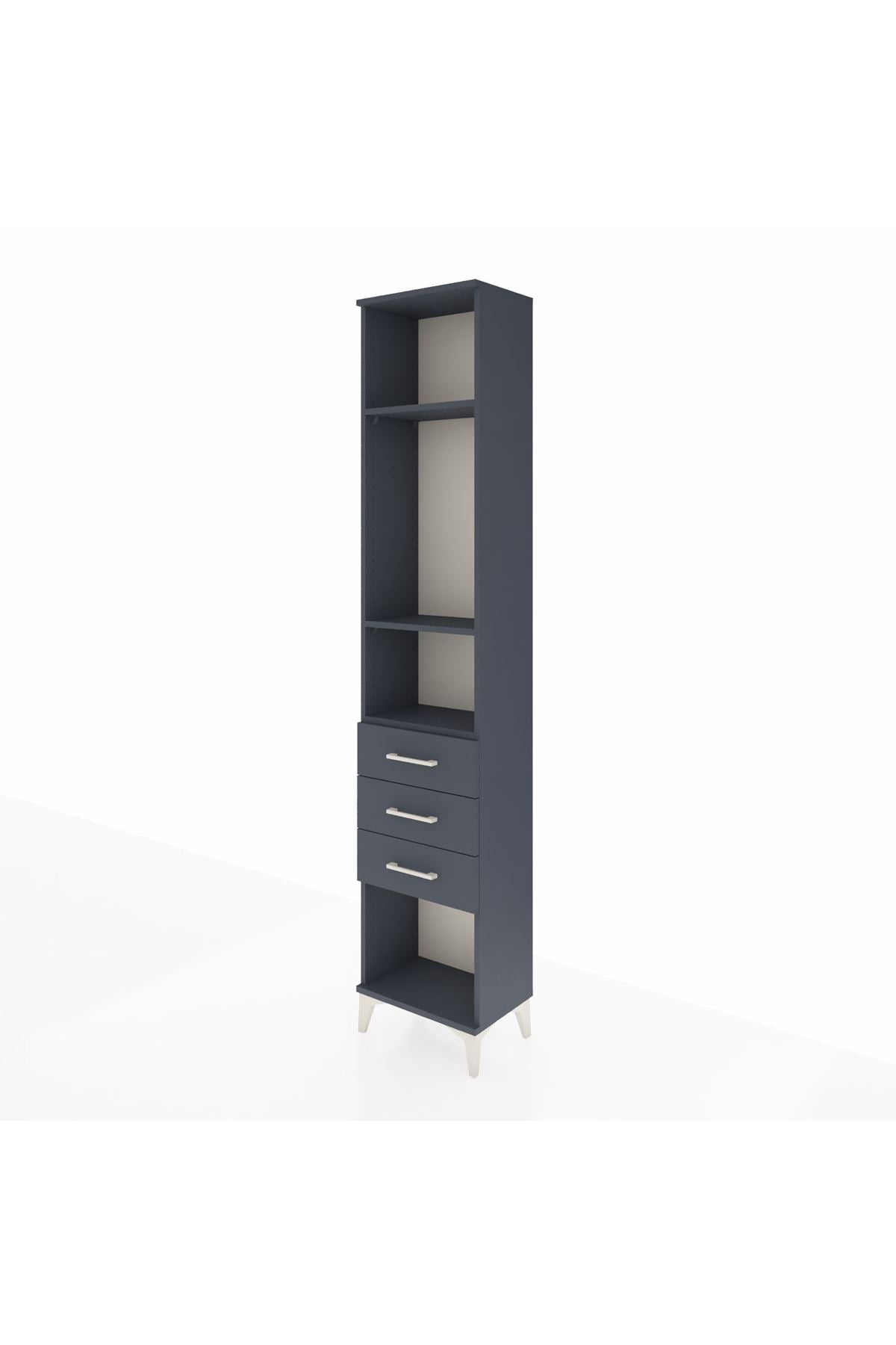 Arges Dolap 3 Raflı 3 Çekmeceli 44x30x221 - S28M081V5A