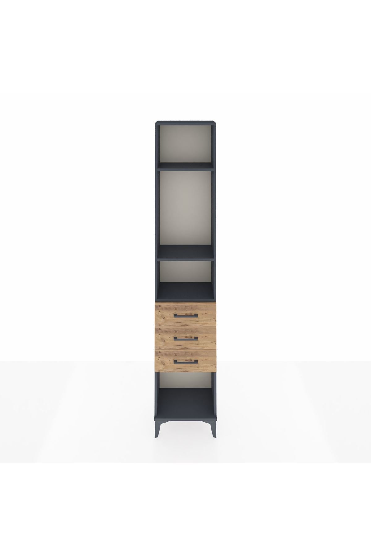 Arges Dolap 3 Raflı 3 Çekmeceli 44x30x221 - S28M081V6A