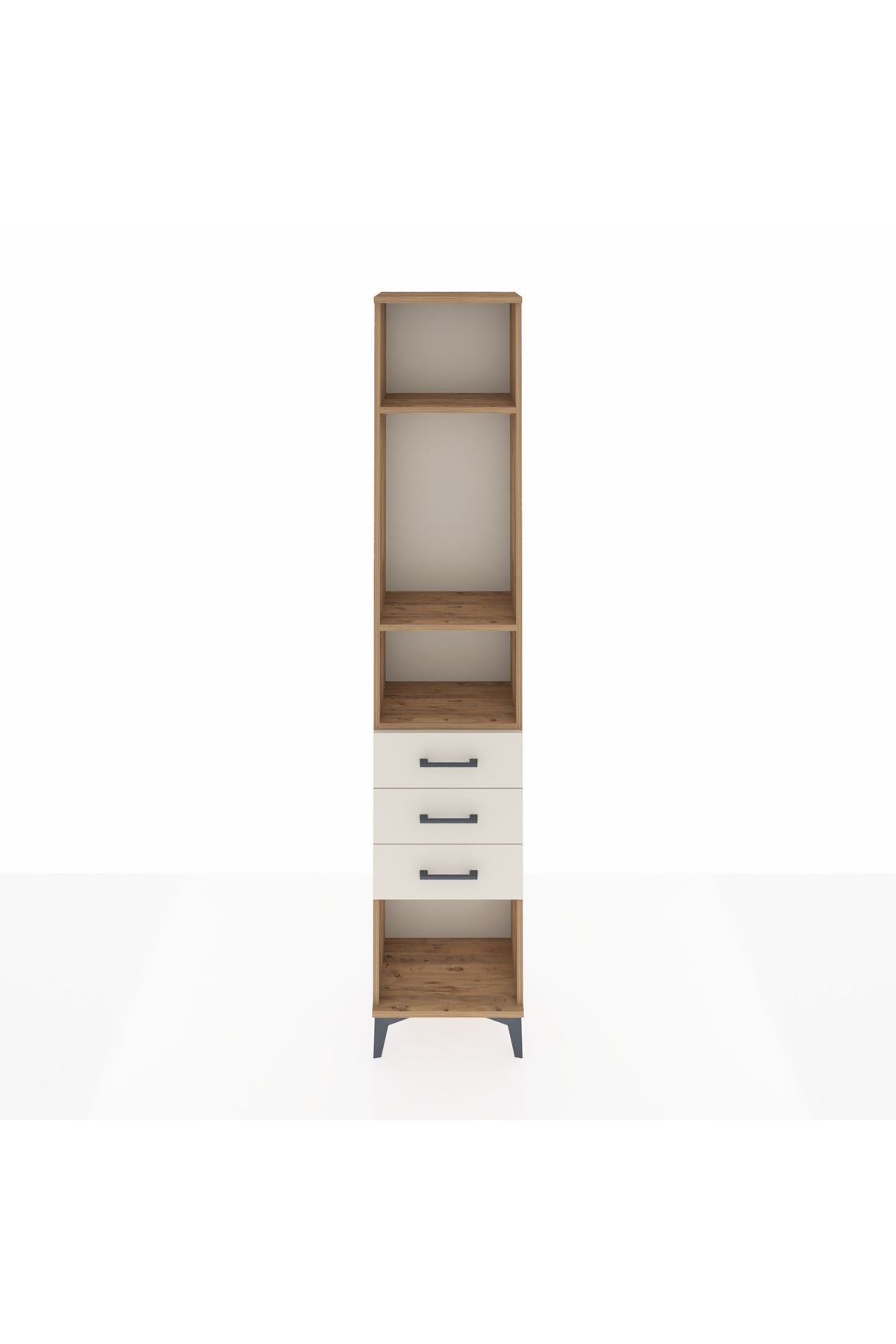 Arges Dolap 3 Raflı 3 Çekmeceli 44x30x221 - S28M081V7A