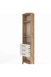Arges Dolap 3 Raflı 3 Çekmeceli 44x30x221 - S28M081V7A