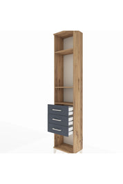 Arges Dolap 3 Raflı 3 Çekmeceli 44x30x221 - S28M081V8A