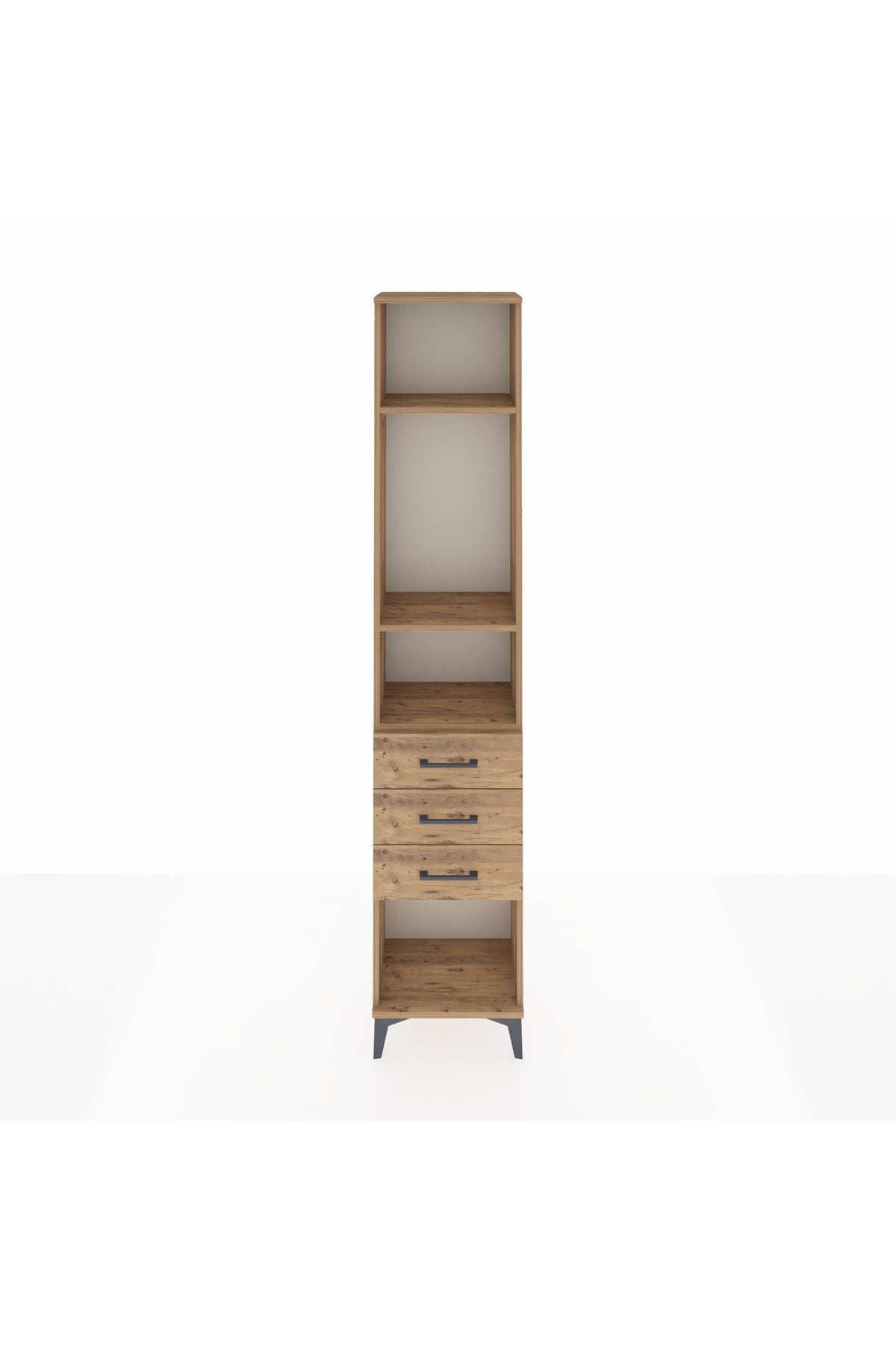 Arges Dolap 3 Raflı 3 Çekmeceli 44x30x221 - S28M081V9A