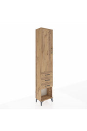Arges Dolap 2 Raflı 3 Çekmeceli Tek Askılı 44x30x221 - S28M082V9A