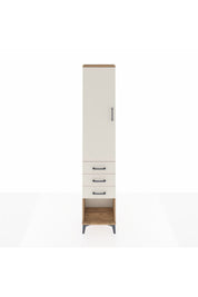 Arges Dolap 3 Raflı 3 Çekmeceli Tek Kapaklı 44x30x221 - S28M083V7A