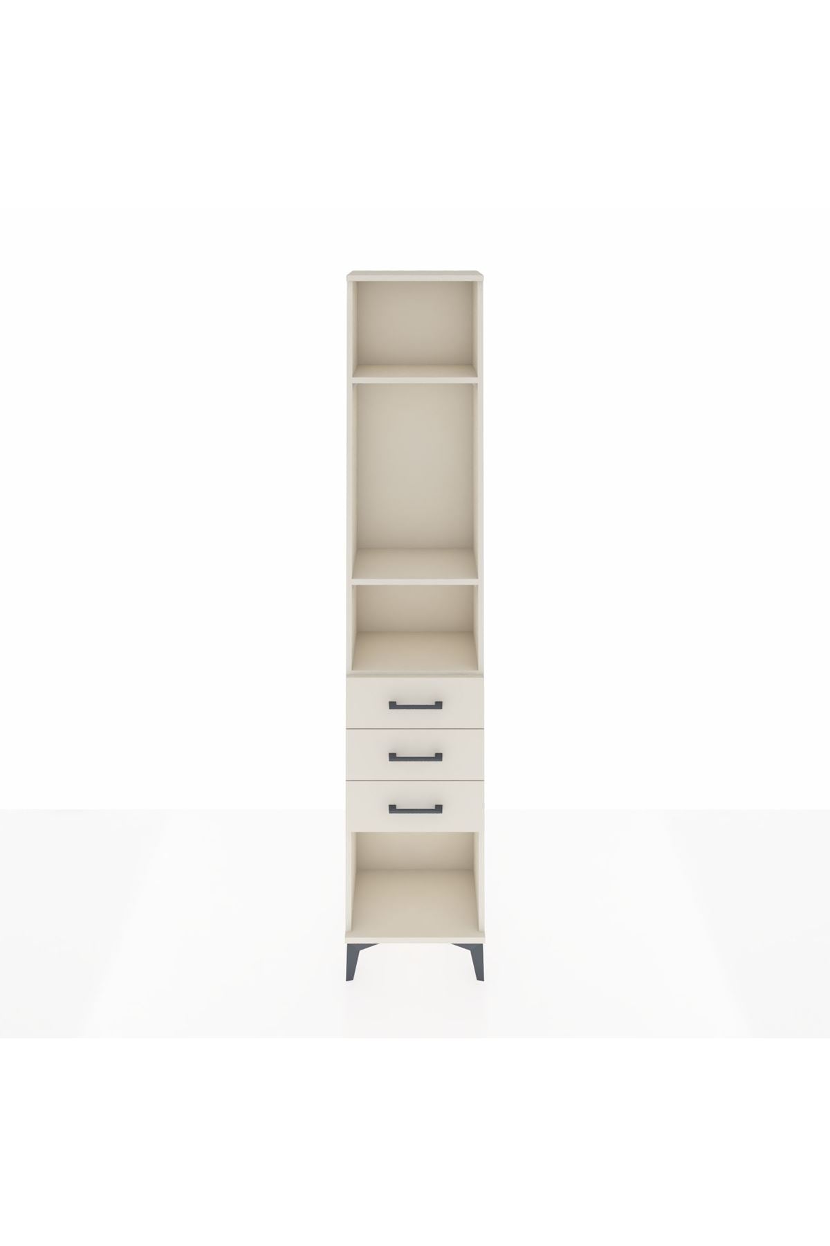 Arges Dolap 3 Raflı 3 Çekmeceli 44x30x221 - S28M084V1A