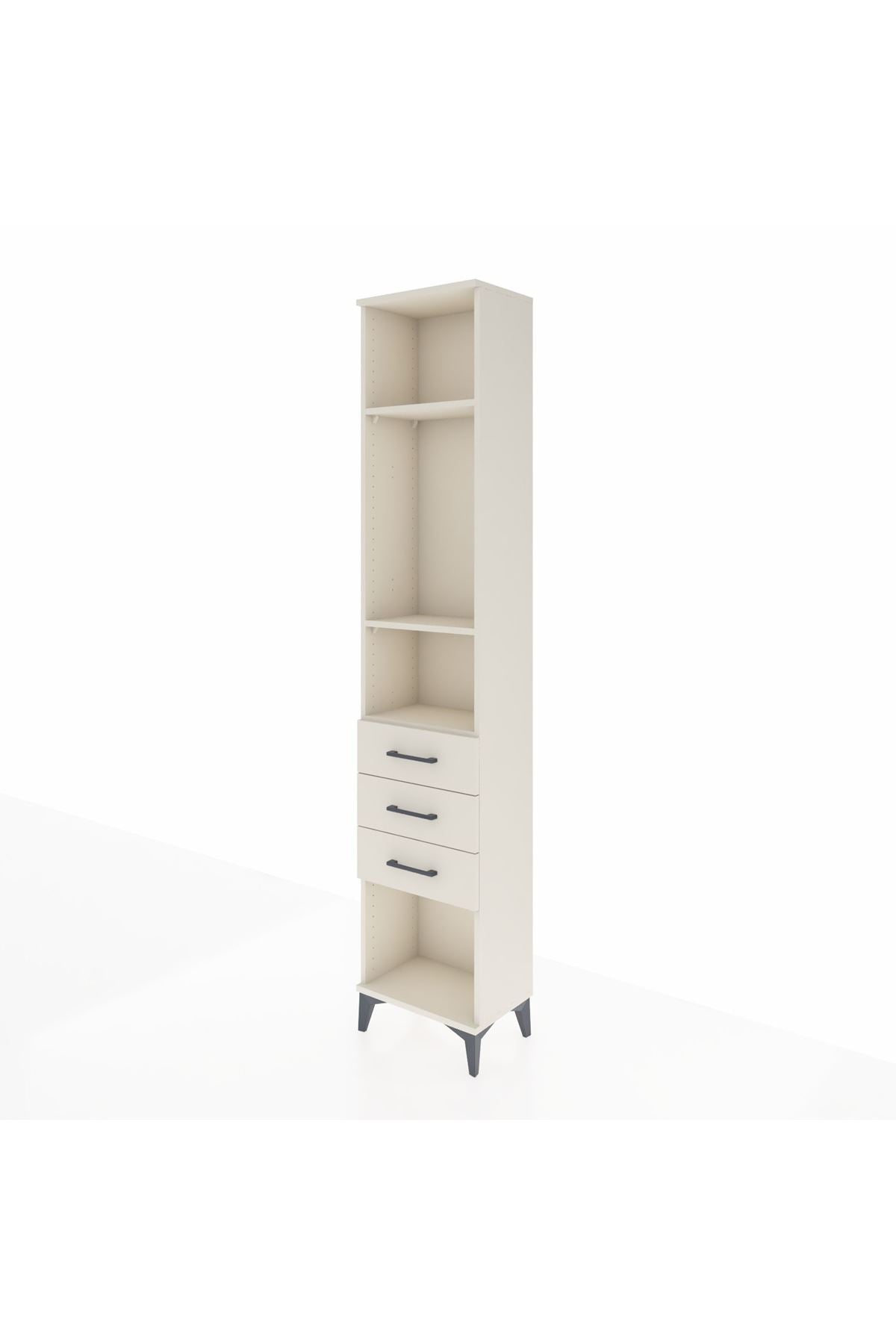 Arges Dolap 3 Raflı 3 Çekmeceli 44x30x221 - S28M084V1A