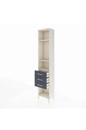 Arges Dolap 3 Raflı 3 Çekmeceli 44x30x221 - S28M084V2A