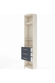 Arges Dolap 3 Raflı 3 Çekmeceli 44x30x221 - S28M084V2A