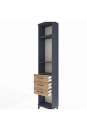 Arges Dolap 3 Raflı 3 Çekmeceli 44x30x221 - S28M084V6A