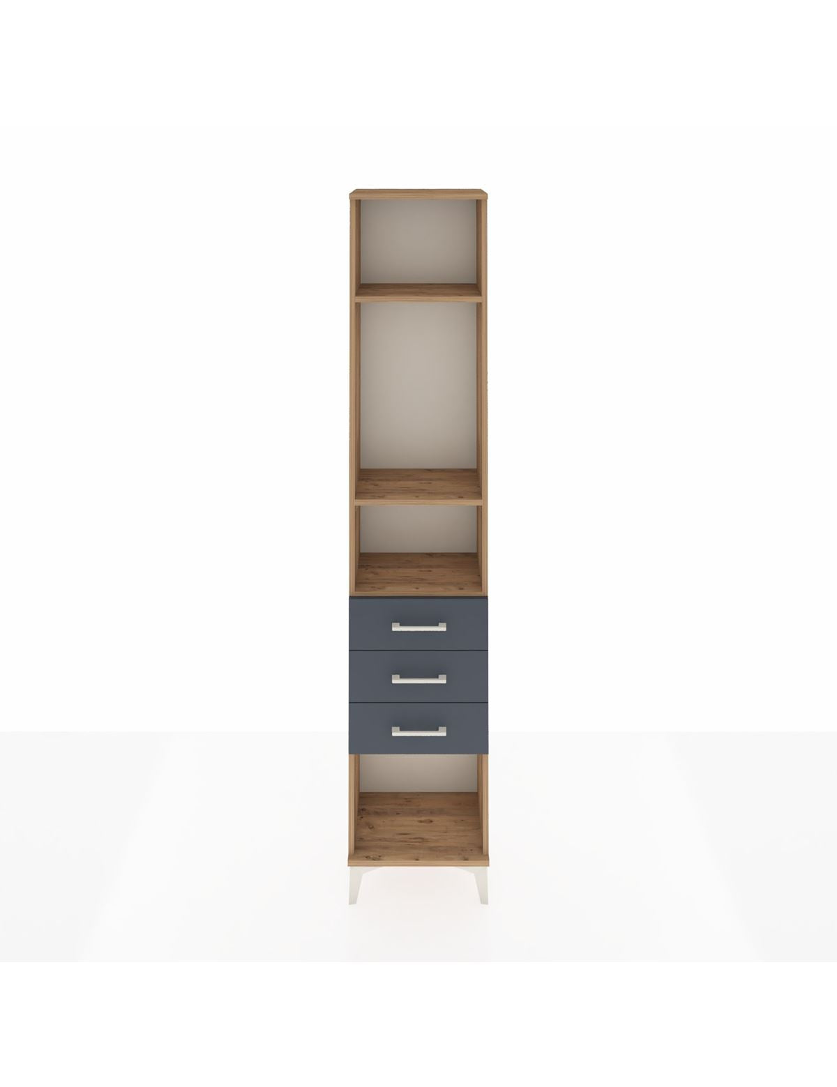 Arges Dolap 3 Raflı 3 Çekmeceli 44x30x221 - S28M084V8A