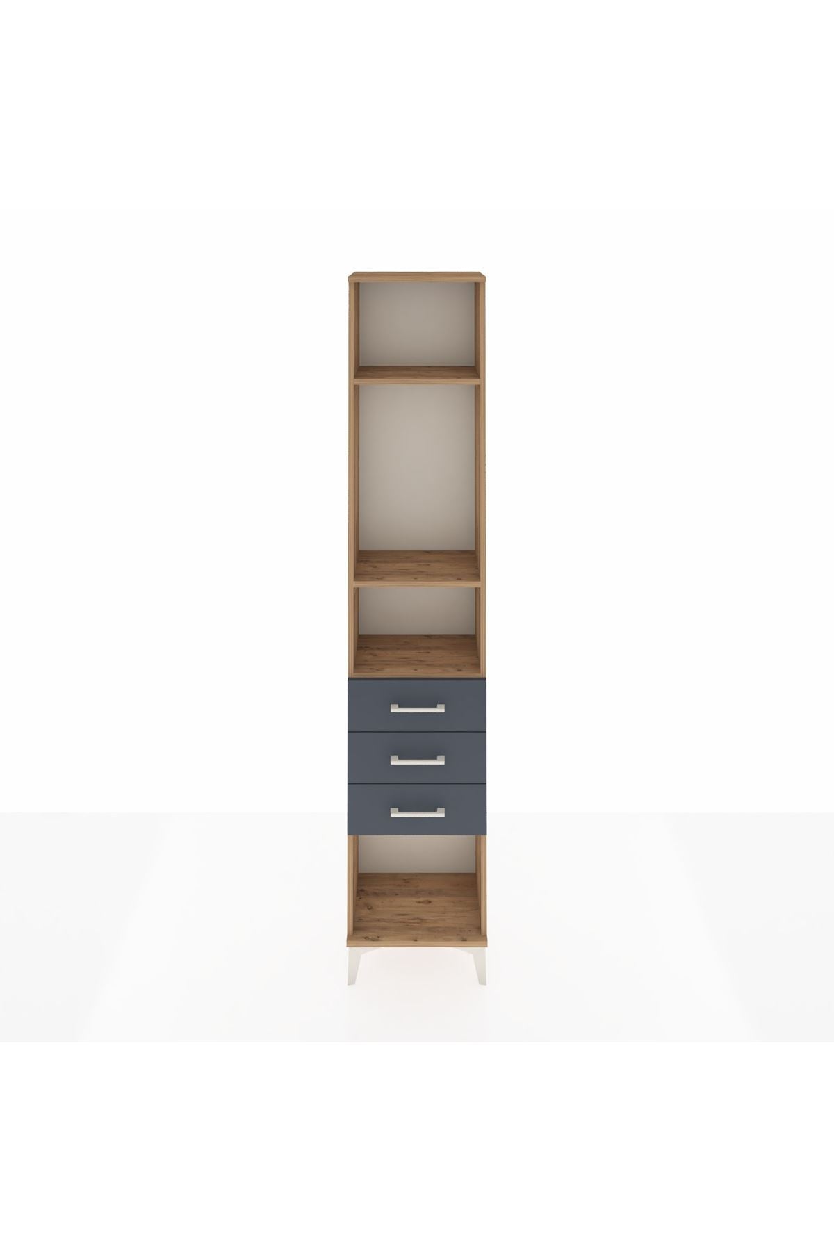Arges Dolap 3 Raflı 3 Çekmeceli 44x30x221 - S28M084V8A