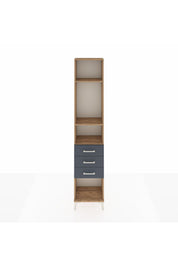 Arges Dolap 3 Raflı 3 Çekmeceli 44x30x221 - S28M084V8A