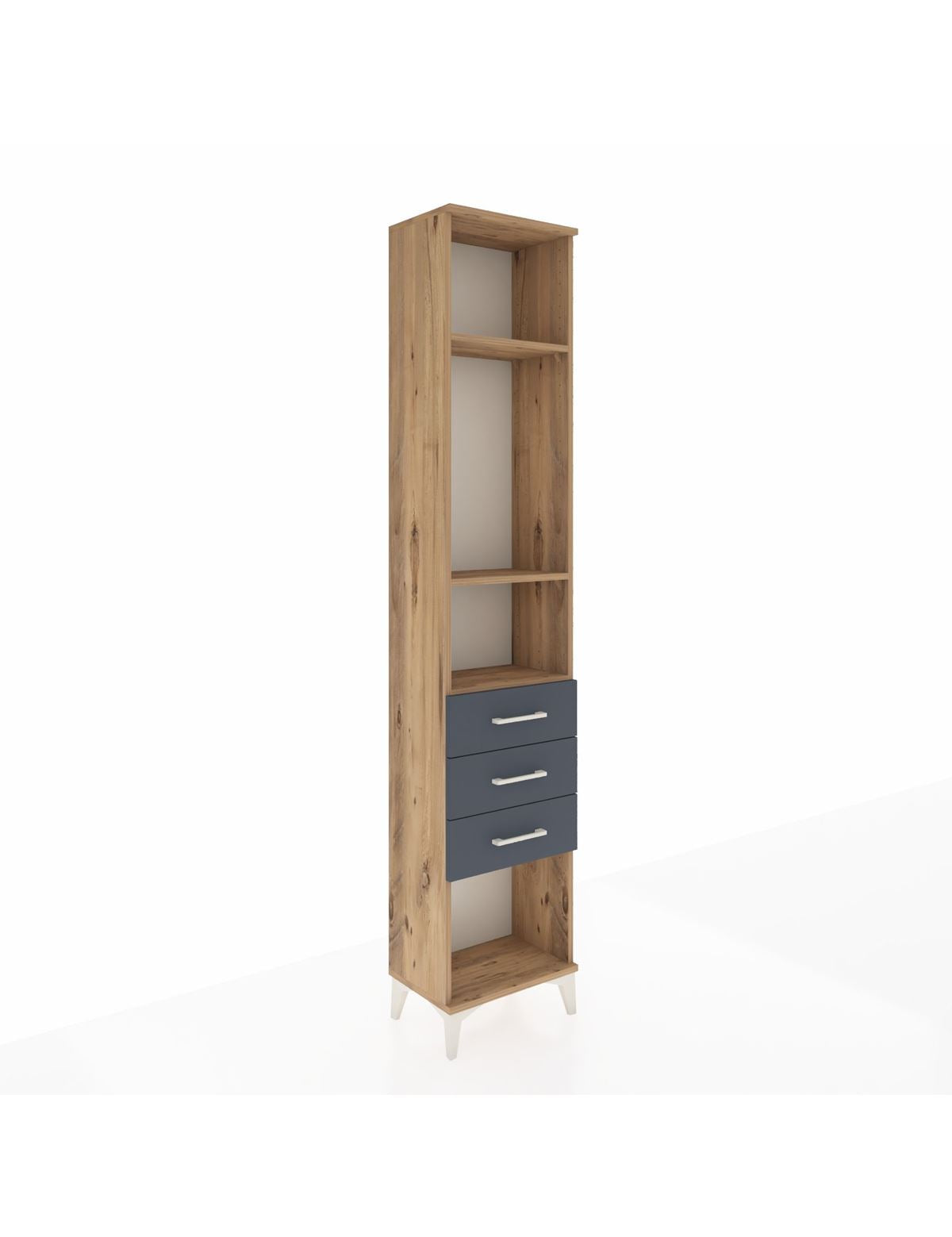 Arges Dolap 3 Raflı 3 Çekmeceli 44x30x221 - S28M084V8A