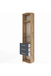 Arges Dolap 3 Raflı 3 Çekmeceli 44x30x221 - S28M084V8A