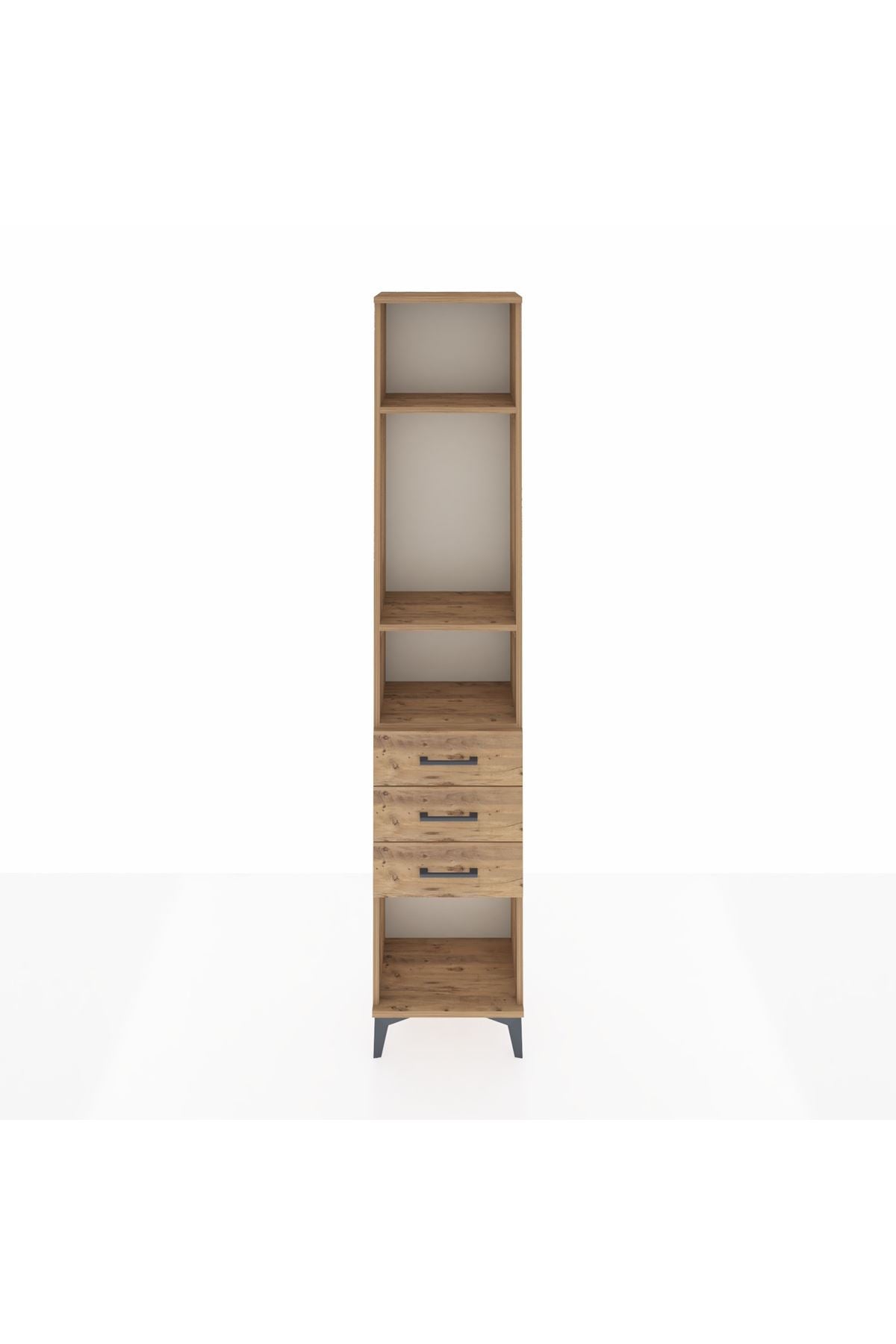 Arges Dolap 3 Raflı 3 Çekmeceli 44x30x221 - S28M084V9A