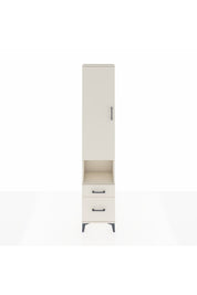 Arges Dolap 3 Raflı 2 Çekmeceli Tek Askılı 44x30x221 - S28M085V1A