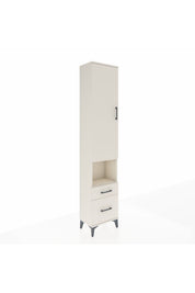 Arges Dolap 3 Raflı 2 Çekmeceli Tek Askılı 44x30x221 - S28M085V1A