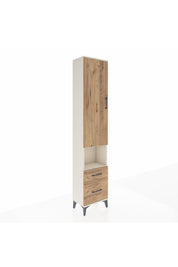 Arges Dolap 3 Raflı 2 Çekmeceli Tek Askılı 44x30x221 - S28M085V3A